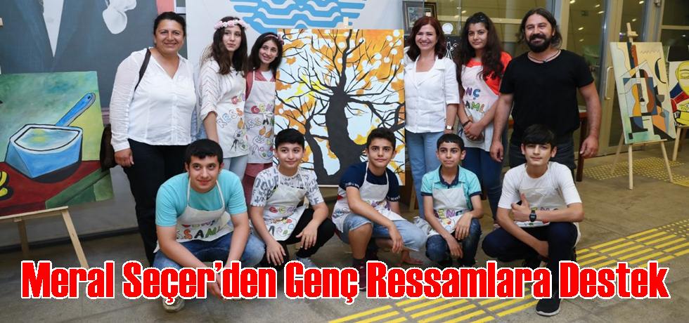 Meral Seçer’den Genç Ressamlara Destek