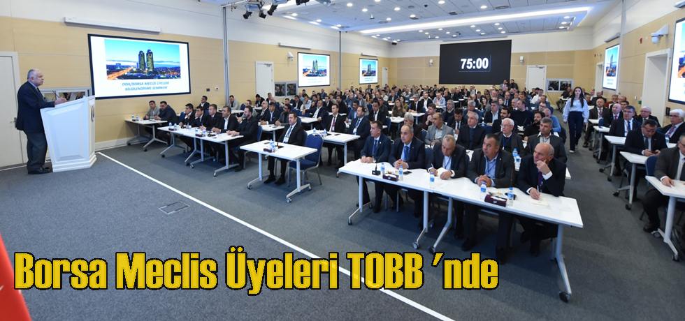 Borsa Meclis Üyeleri TOBB 'nde